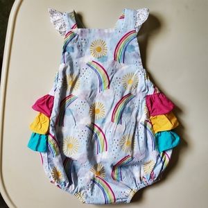 Ricrac and ruffles bubble 2T